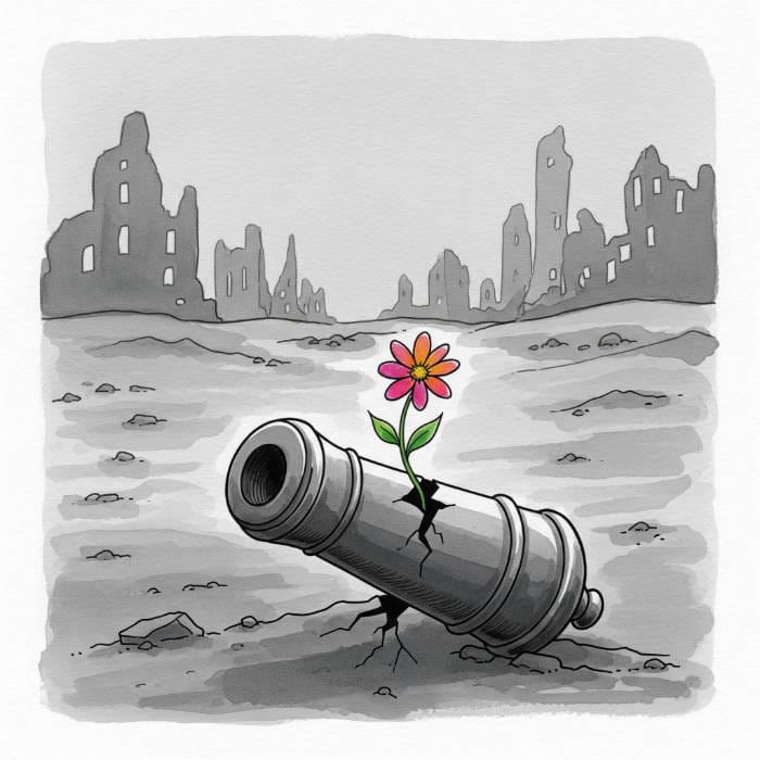 Dietro a ogni guerra c'è un movimento di amore e anche chi uccide, lo fa perché mosso da qualcosa di grande